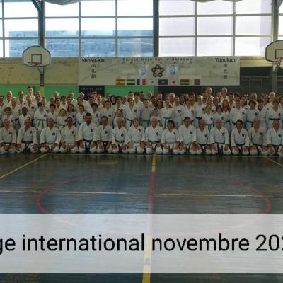 stage international novembre 2022