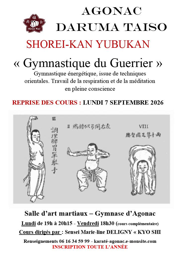 Affiche taiso 2026 2027